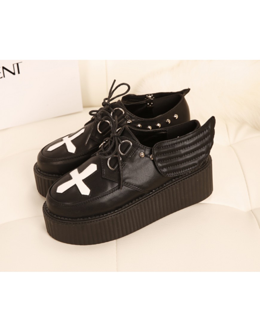 Creeper Vilela Boots Trançado - Preto - galleryrock