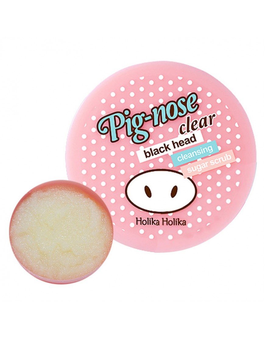 Holika Holika Pig-nose Clear Black Head Cleanging Sugar scrub popup