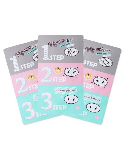 Holika Holika Pig Nose Clear Black Head 3 Step Kit ( 3pcs )