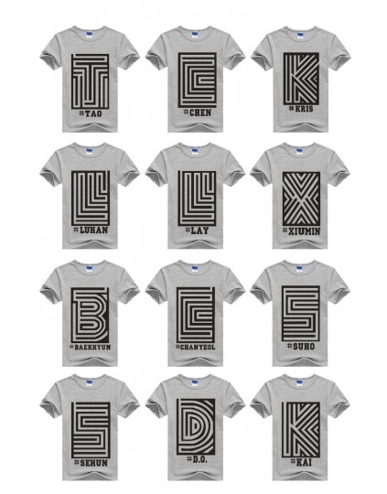 Camiseta EXO Membros Overdose