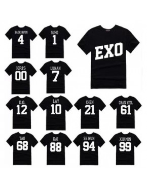 Camiseta EXO Membros