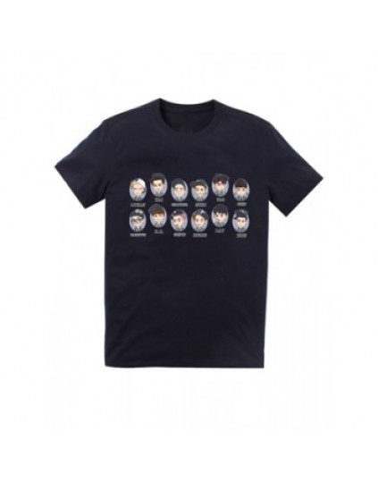 Camiseta EXO Membros Face