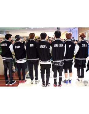 Jaqueta de Baseball BTS Membros