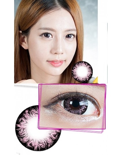 Circle Lenses Misty Night - Pink