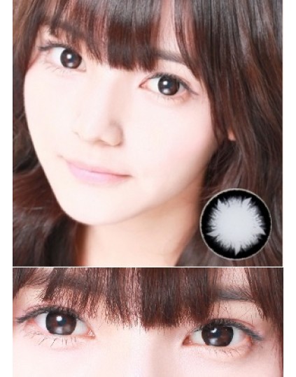 CIRCLE LENS Glam Eye  Crystal - Black