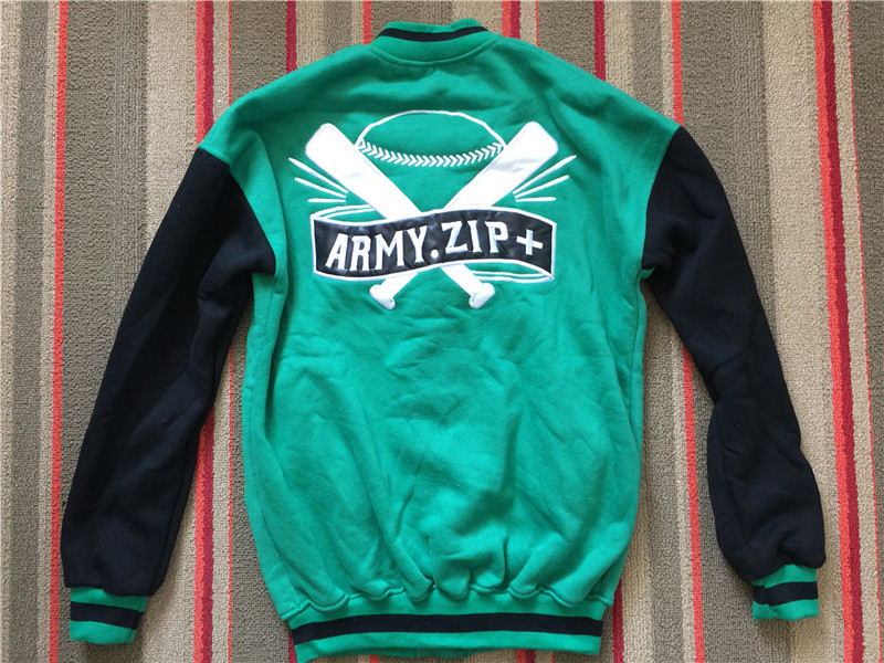 casaco army zip